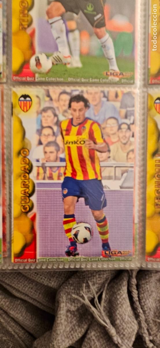 Fu&szlig;ball-Sticker: valencia 71 guardado 2012 2013 12 13 mundicromo sport trading card