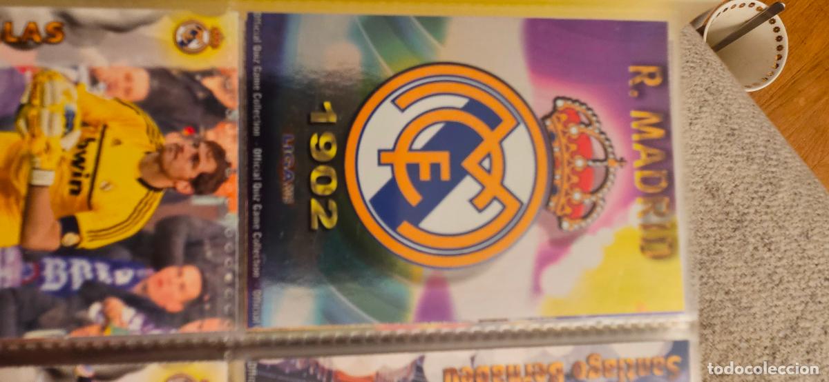 Football Stickers: real madrid escudo 1 quiz game 2012 2013 12 13 mundicromo sport trading card