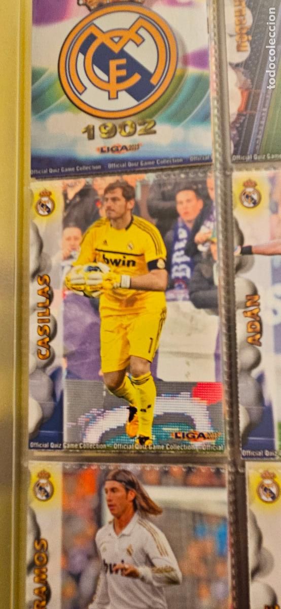 Cromos de f&uacute;tbol: real madrid casillas quiz game 2012 2013 12 13 mundicromo sport trading card