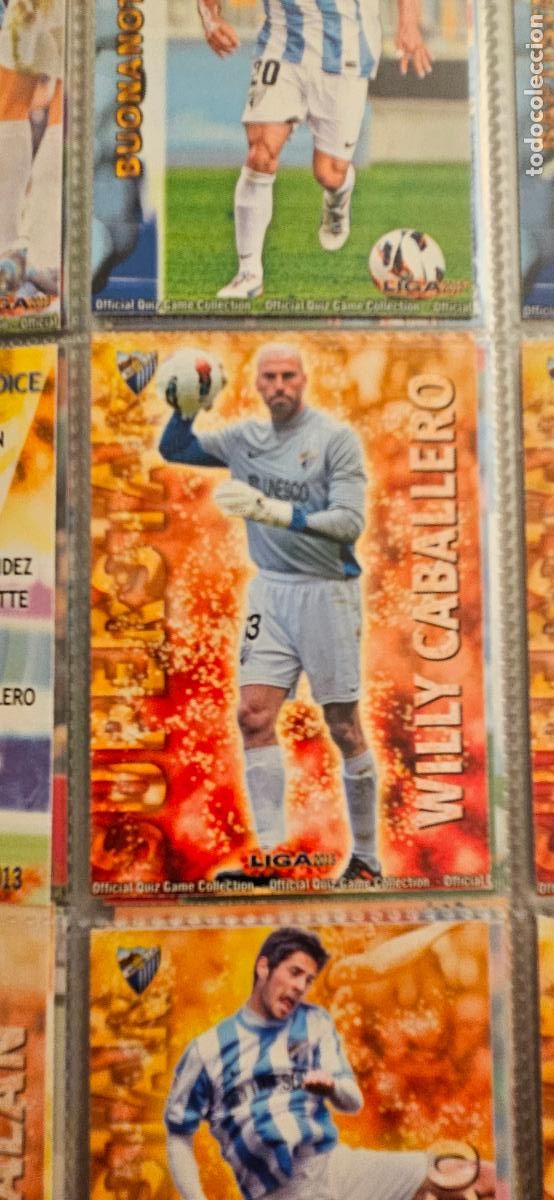 Cromos de f&uacute;tbol: malaga104 superstar caballero 2012 2013 12 13 mundicromo sport trading card