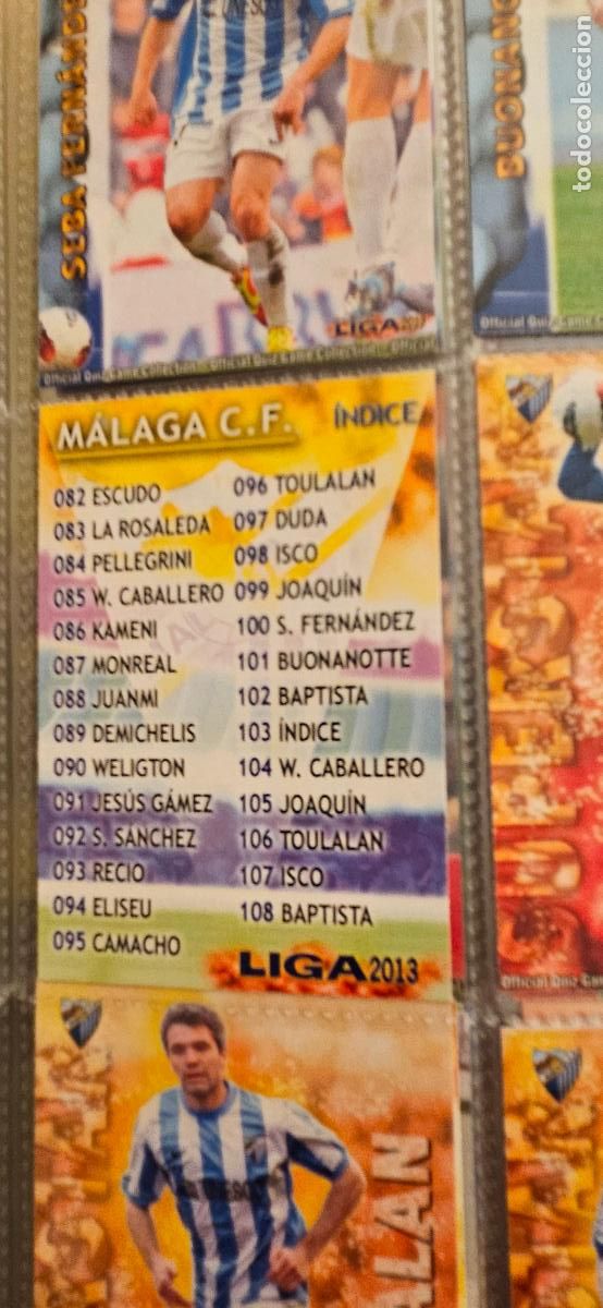 Cromos de f&uacute;tbol: malaga 103 alineacion 2012 2013 12 13 mundicromo sport trading card