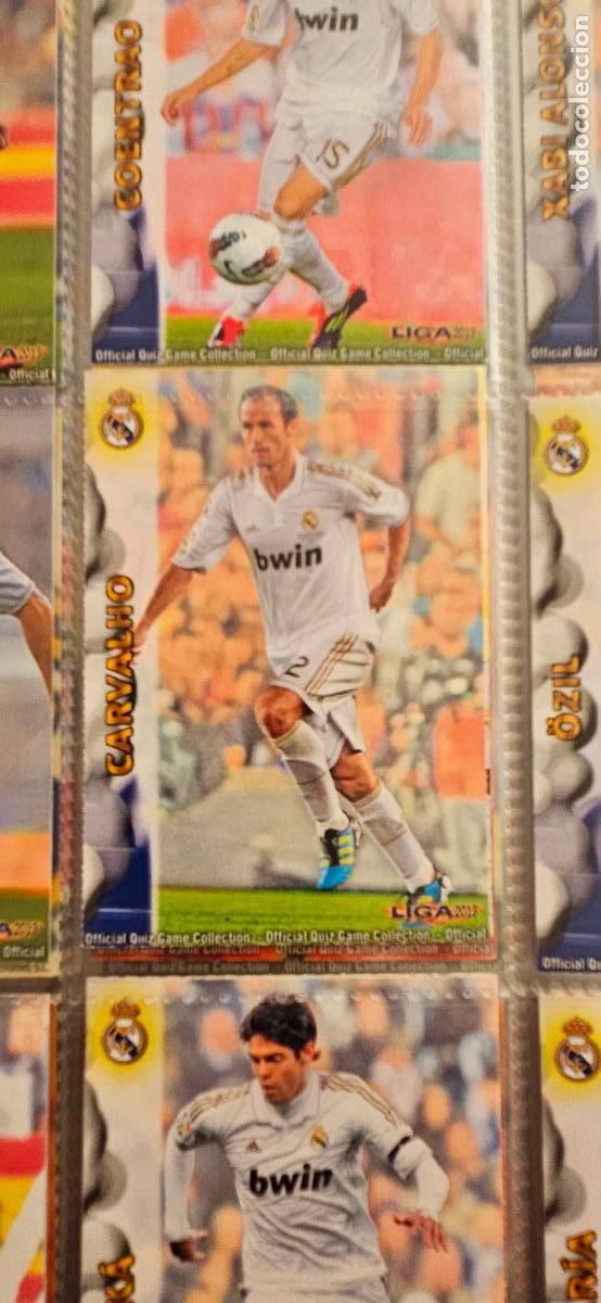 Cromos de f&uacute;tbol: real madrid 14 carvalho quiz game 2012 2013 12 13 mundicromo sport trading card