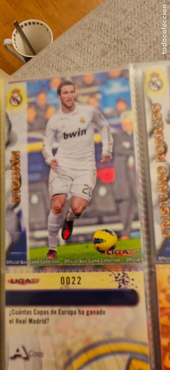 Cromos de f&uacute;tbol: real madrid 19 higuain quiz game 2012 2013 12 13 mundicromo sport trading card