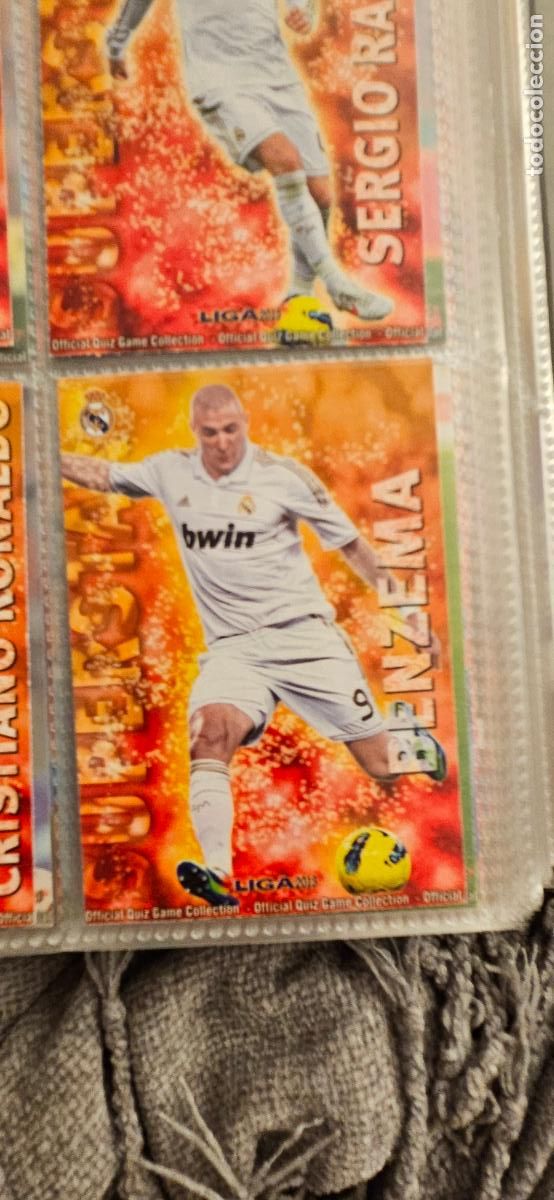Cromos de f&uacute;tbol: real madrid 27 superstar karim benzema quiz game 2012 2013 12 13 mundicromo sport trading card
