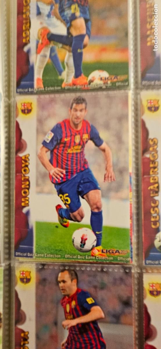 Cromos de f&uacute;tbol: barcelona 40 montoya 2012 2013 12 13 mundicromo sport trading card