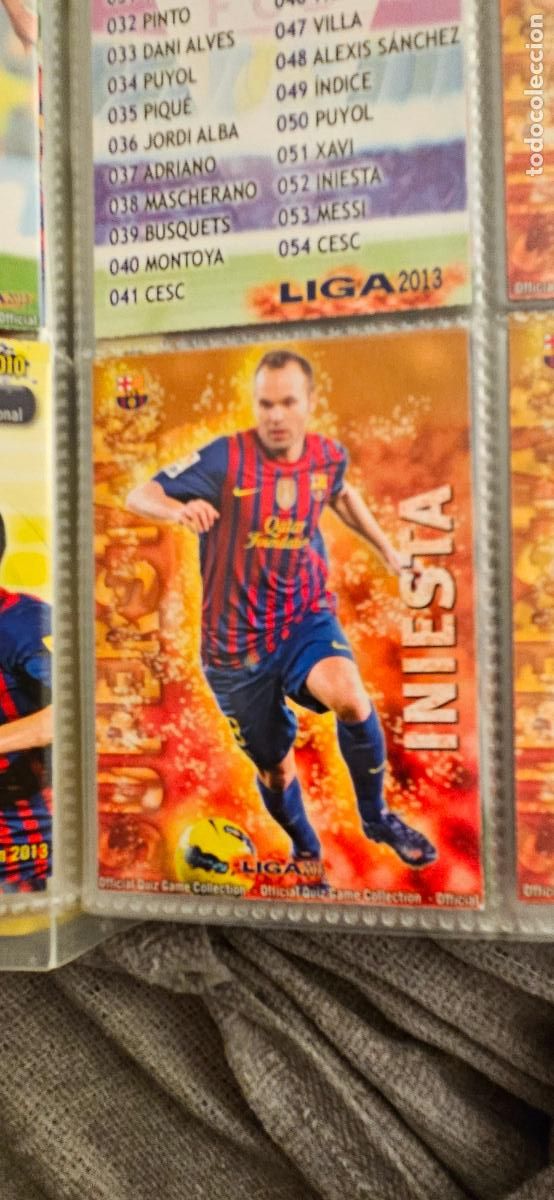 Cromos de F&uacute;tbol: barcelona 52 superstar iniesta 2012 2013 12 13 mundicromo sport trading card