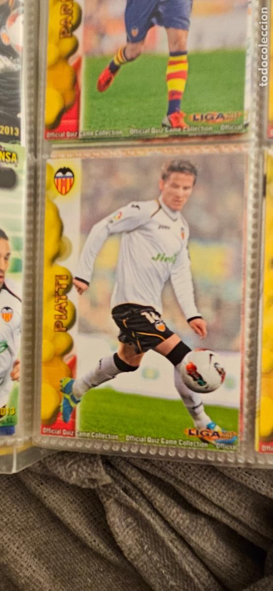 Cromos de f&uacute;tbol: valencia 70 piatti 2012 2013 12 13 mundicromo sport trading card