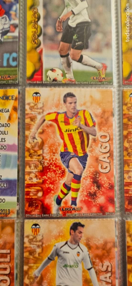 Cromos de f&uacute;tbol: valencia 77 superstar gago 2012 2013 12 13 mundicromo sport trading card