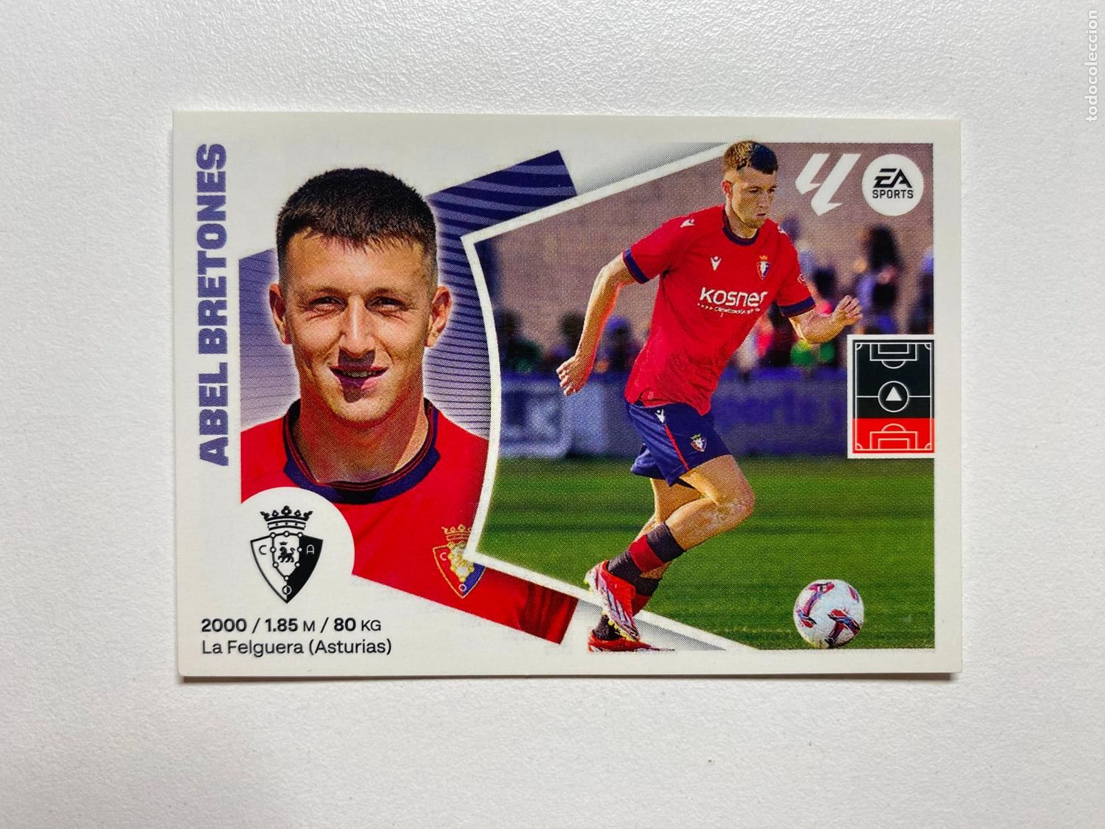Cromos de Futebol: N 10 &Uacute;LTIMOS FICHAJES Abel Bretones LIGA ESTE 24 25 &Aacute;LBUM CROMOS PANINI 2024 2025