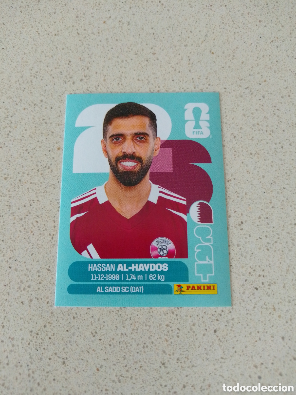 Cromos de Futebol: CROMO NUMERO 16 AL-HAYDOS QATAR. MUNDIAL 2026. PANINI.