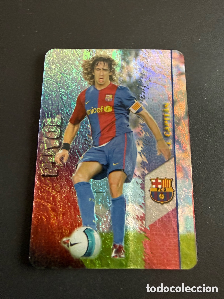 Cromos de Futebol: MUNDICROMO 2007-08. n 52. PUYOL. Jaspeado Vertical