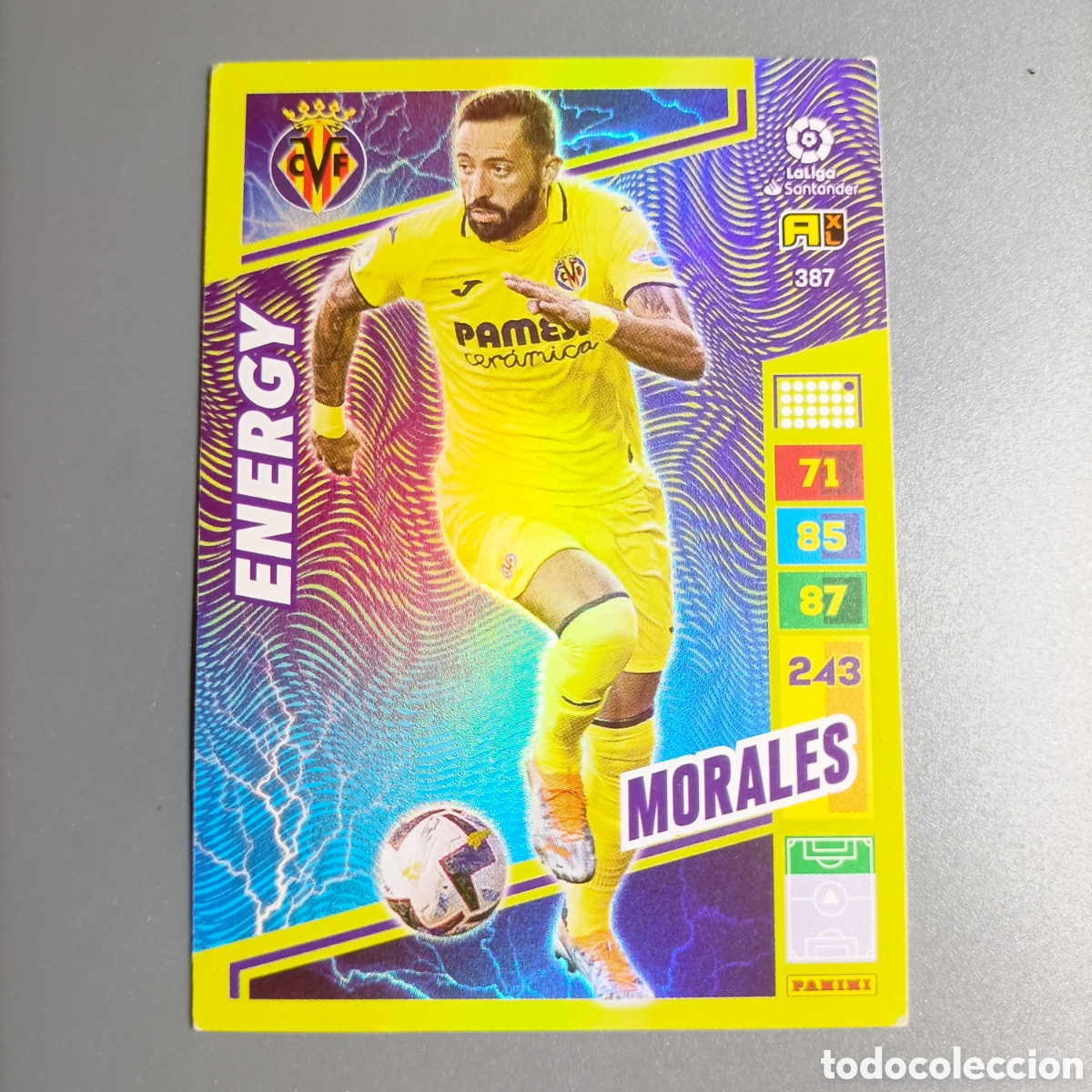 Cromos de Futebol: ADRENALYN LIGA 2022-2023 (VILLARREAL) №387 MORALES / ENERGY