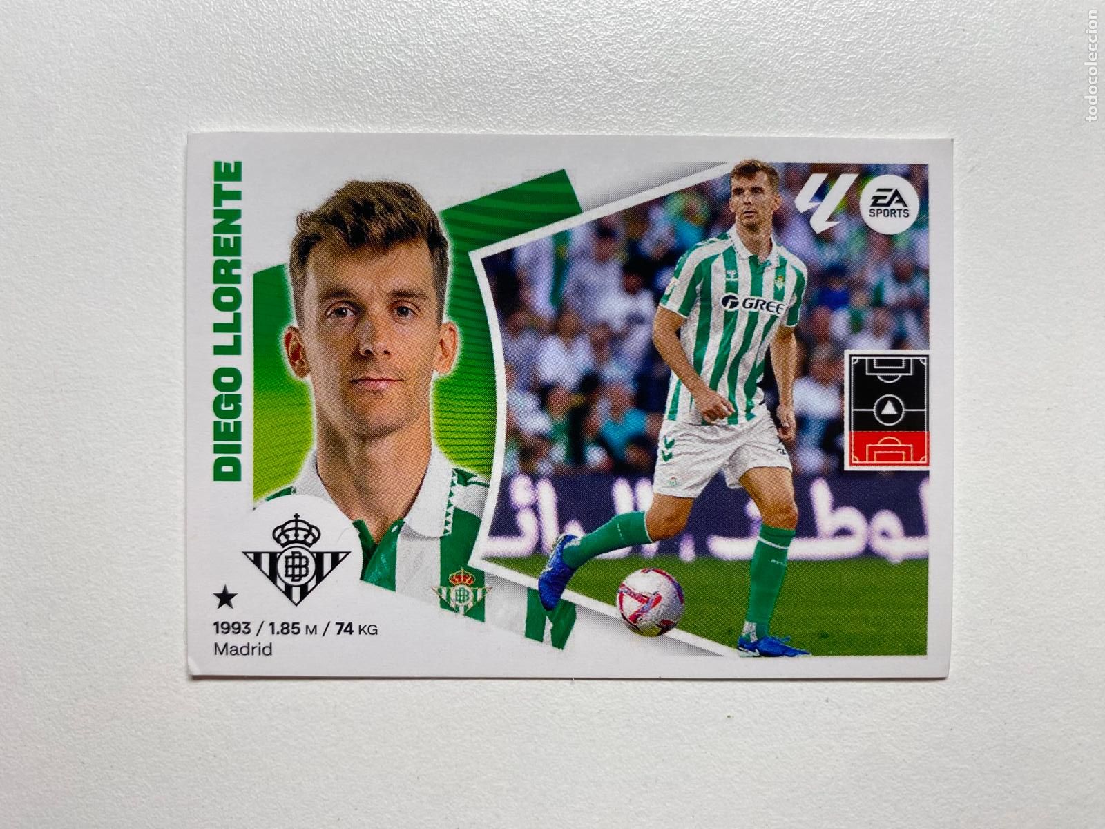 Cromos de Futebol: N 11 &Uacute;LTIMOS FICHAJES Diego Llorente LIGA ESTE 24 25 &Aacute;LBUM CROMOS PANINI 2024 2025