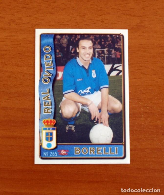 Figurine di Calcio: Real Oviedo -N&ordm; 265 Borelli -&Uacute;ltima Hora -Mundicromo Las Fichas de la Liga de F&uacute;tbol 1996-1997-96-97