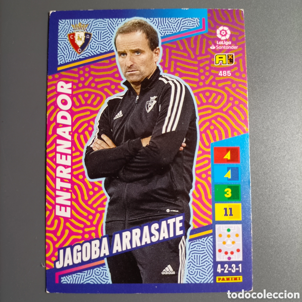 Figurine di Calcio: ADRENALYN LIGA 2022-2023 (OSASUNA) №485 JAGOBA ARRASATE