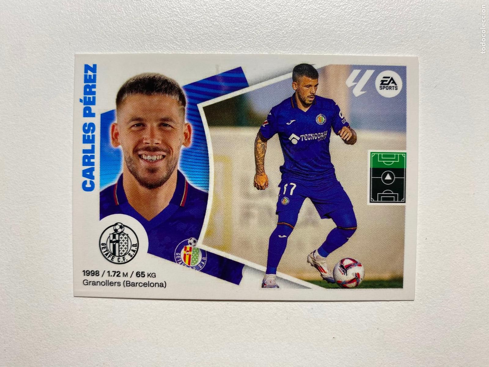 Figurine di Calcio: N 16 &Uacute;LTIMOS FICHAJES Carles P&eacute;rez LIGA ESTE 24 25 &Aacute;LBUM CROMOS PANINI 2024 2025