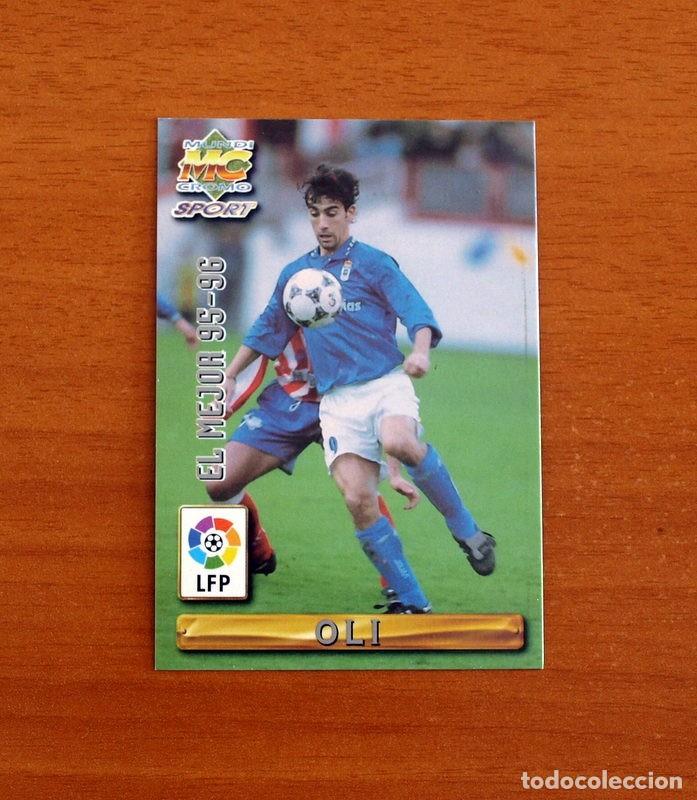 Figurine di Calcio: Real Oviedo -N&ordm; 414 Oli El Mejor 95-96-Mundicromo Las Fichas de Liga de F&uacute;tbol 1996-1997-96-97