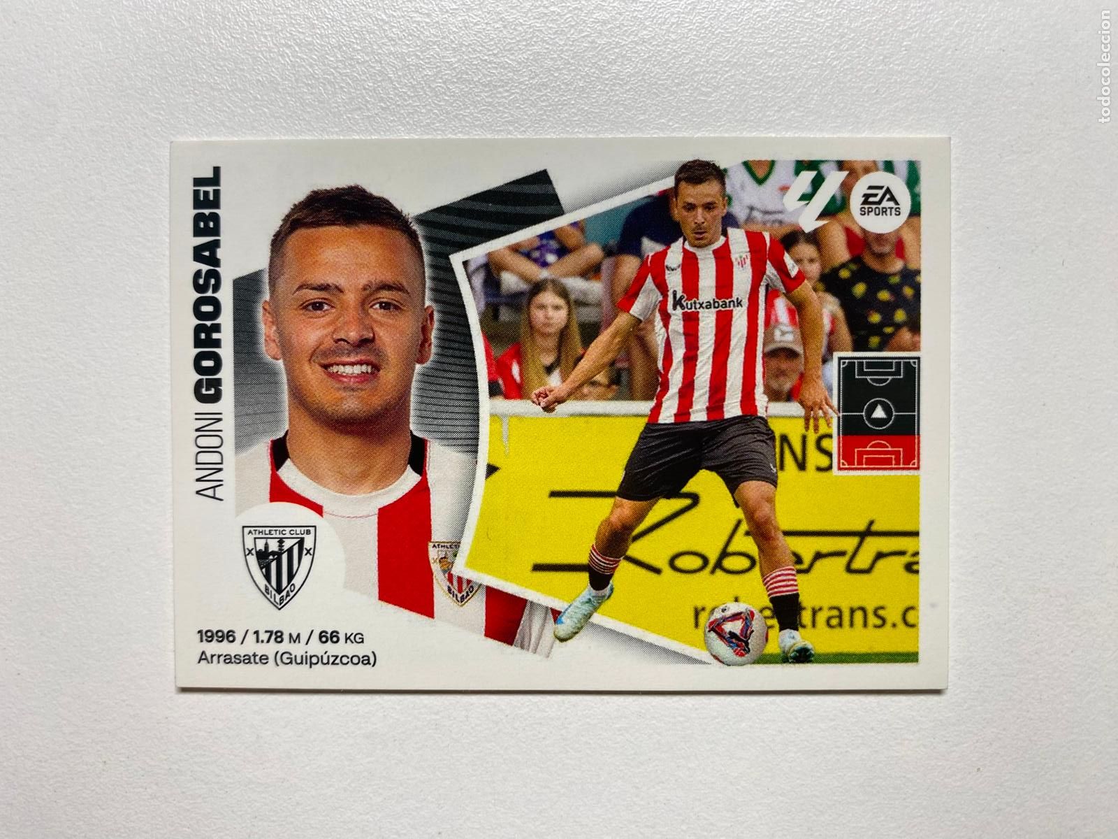 Figurine di Calcio: N 18 &Uacute;LTIMOS FICHAJES Gorosabel LIGA ESTE 24 25 &Aacute;LBUM CROMOS PANINI 2024 2025