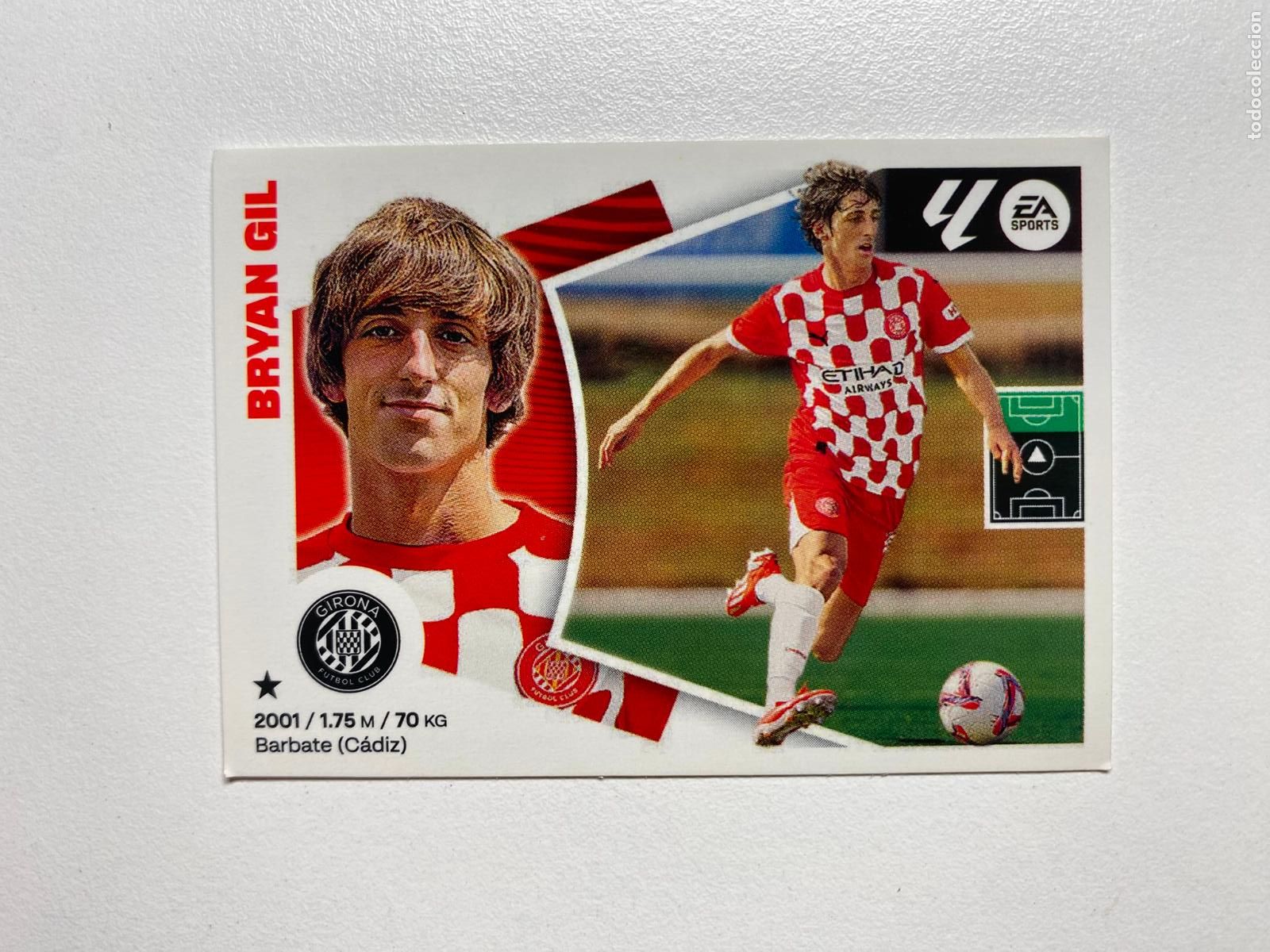 Figurine di Calcio: N 19 &Uacute;LTIMOS FICHAJES Bryan Gil LIGA ESTE 24 25 &Aacute;LBUM CROMOS PANINI 2024 2025