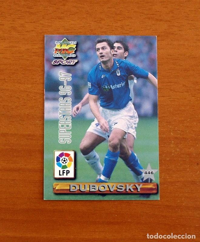 Cromos de f&uacute;tbol: Real Oviedo-Gij&oacute;n -N&ordm; 446 Dubovsky-Nikiforov Superstars -Mundicromo Las Fichas Liga 1996-1997-96-97