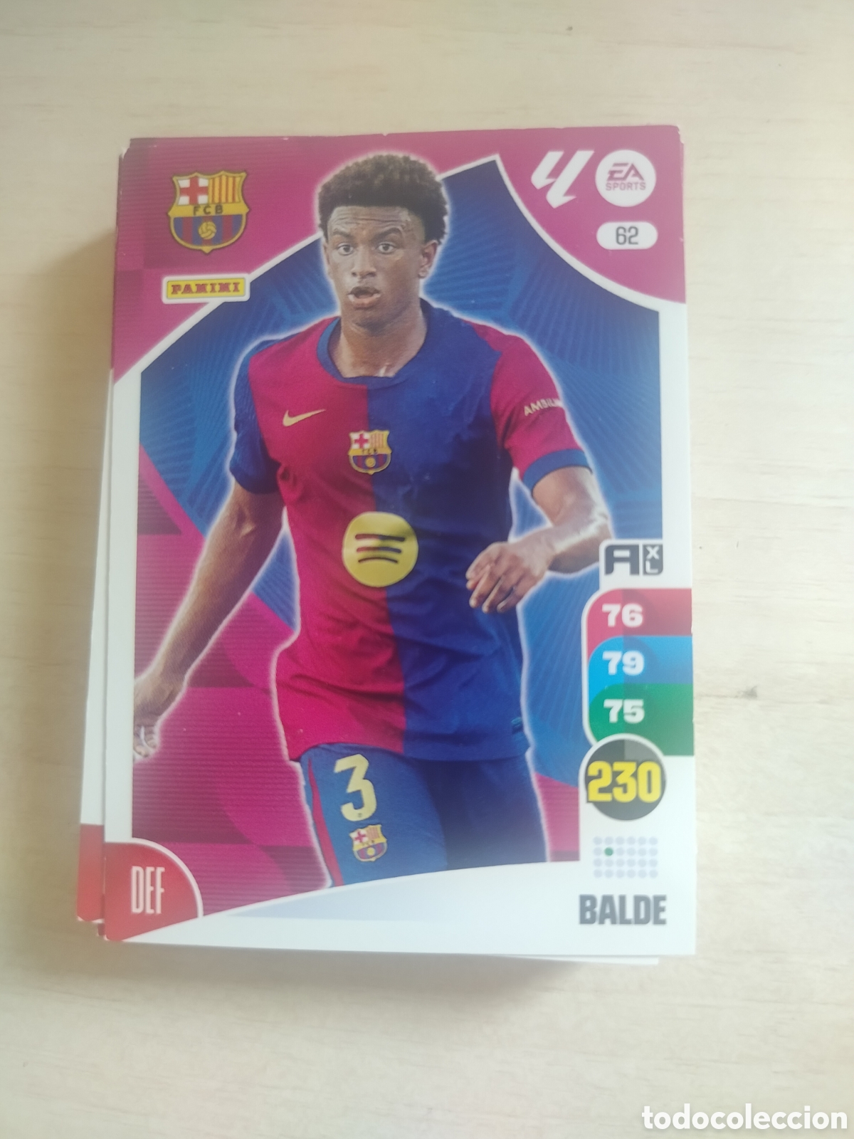Cromos de F&uacute;tbol: BALDE 62 ADRENALYN 2024 2025 24 25