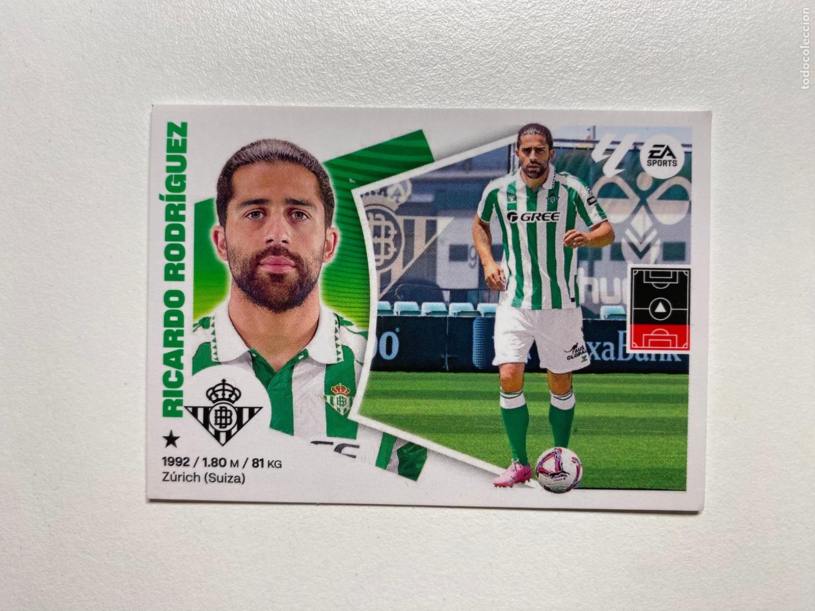 Cromos de F&uacute;tbol: N 33 &Uacute;LTIMOS FICHAJES Ricardo Rodr&iacute;guez LIGA ESTE 24 25 &Aacute;LBUM CROMOS PANINI 2024 2025
