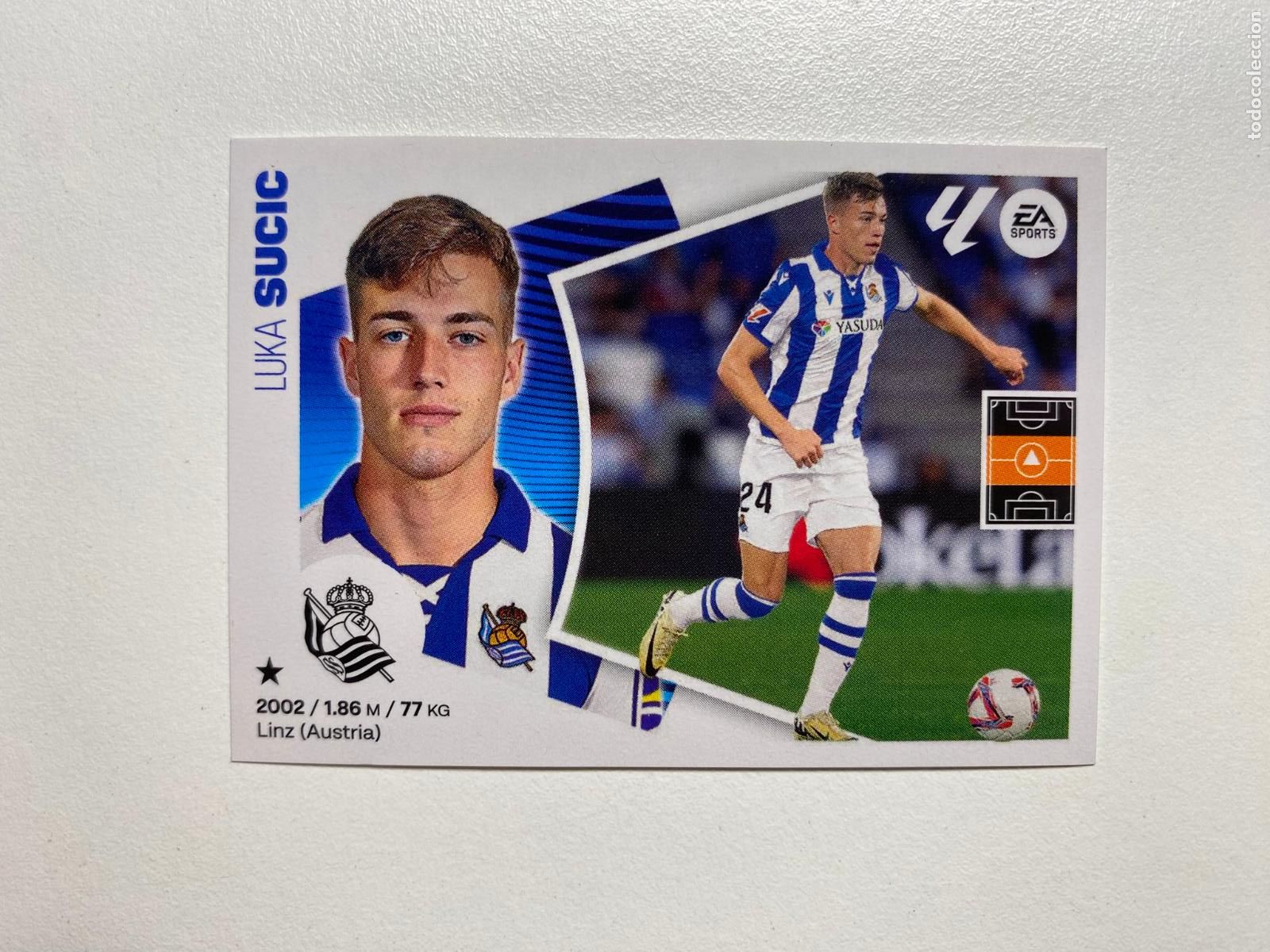 Cromos de F&uacute;tbol: N 40 &Uacute;LTIMOS FICHAJES Sucic LIGA ESTE 24 25 &Aacute;LBUM CROMOS PANINI 2024 2025