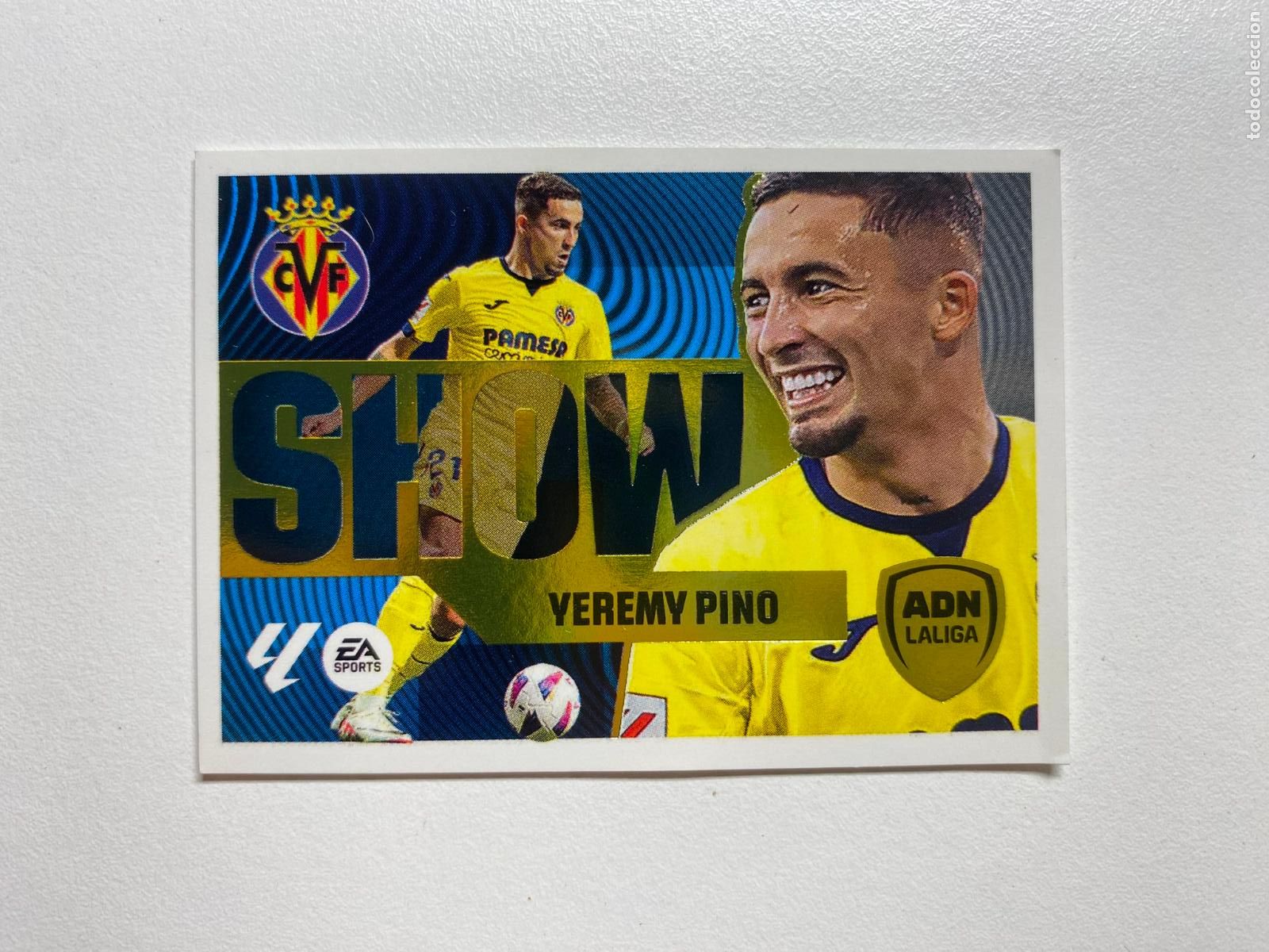 Fu&szlig;ball-Sticker: N 15 ADN LALIGA SHOW Y&eacute;remy Pino LIGA ESTE 24 25 &Aacute;LBUM CROMOS PANINI 2024 2025