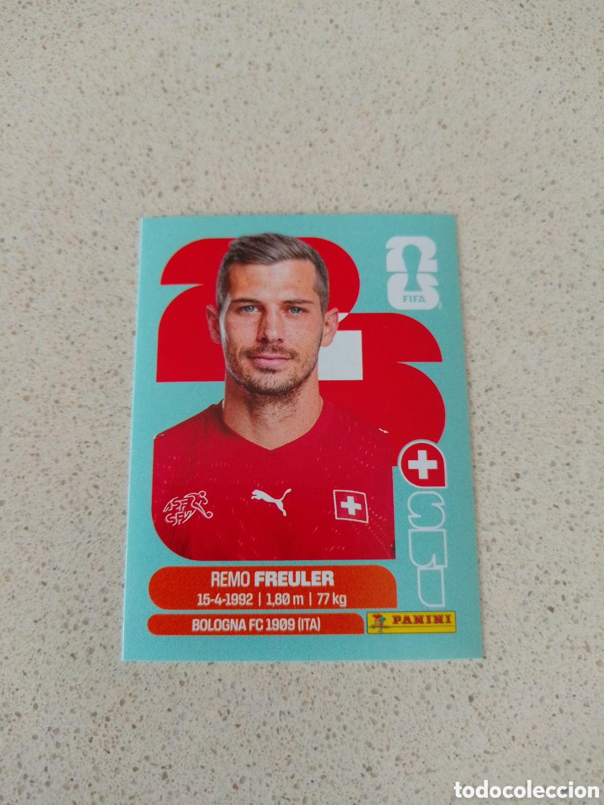Cromos de Futebol: CROMO NUMERO 11 FREULER SUIZA. MUNDIAL 2026. PANINI.