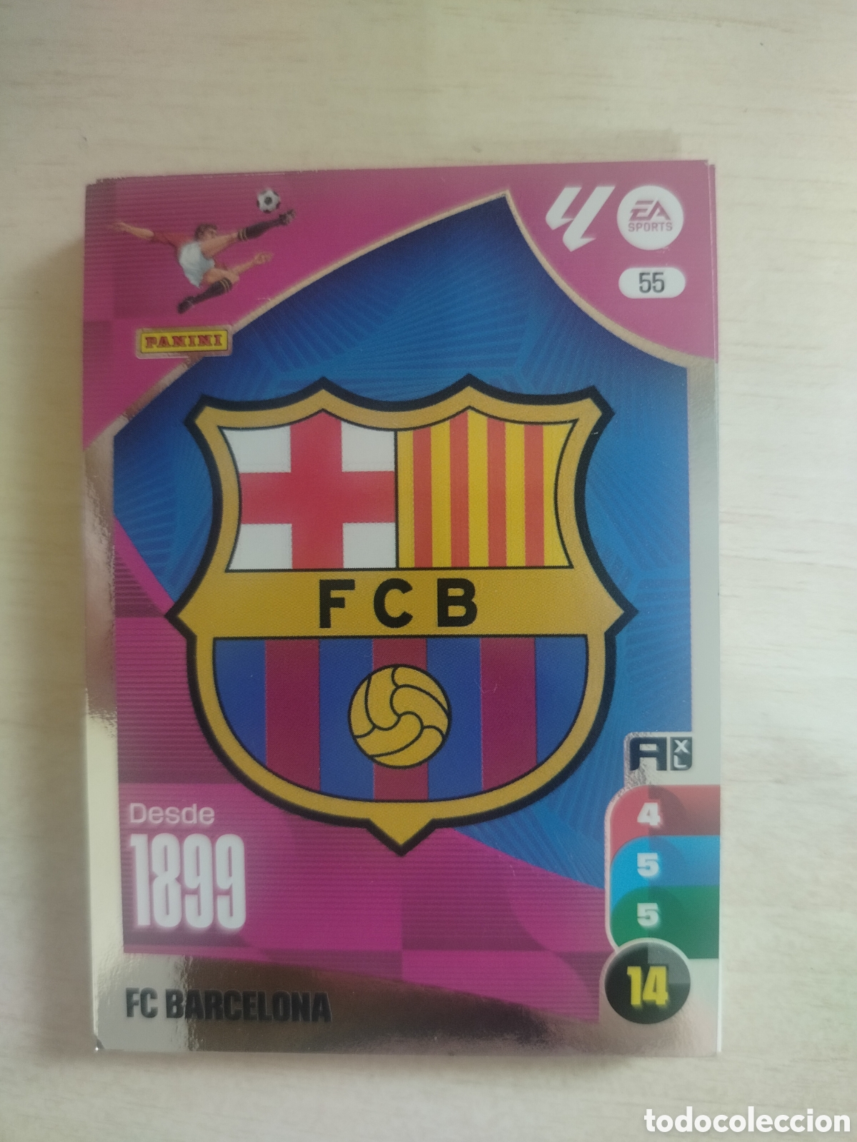 Cromos de F&uacute;tbol: ESCUDO FC BARCELONA 55 ADRENALYN 2024 2025 24 25