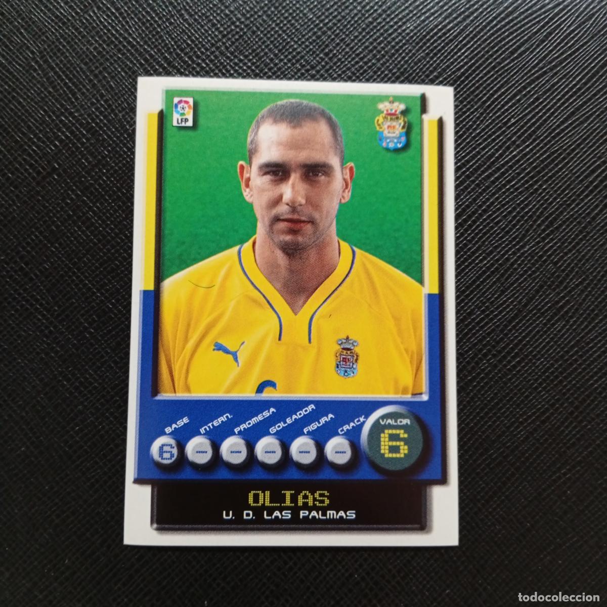 Cromos de F&uacute;tbol: 147 OLIAS LAS PALMAS PANINI 2001 2002 CROMO FUTBOL 01 02 LIGA - SIN PEGAR - A208 PG73