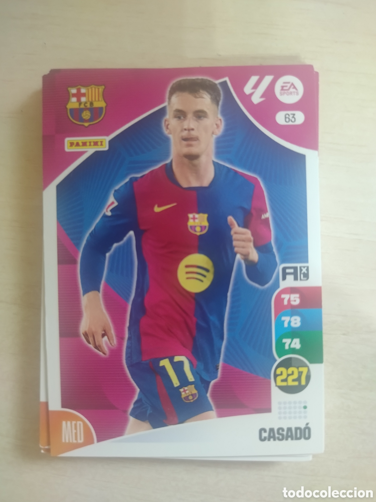 Cromos de F&uacute;tbol: CASADO 63 ADRENALYN 2024 2025 24 25