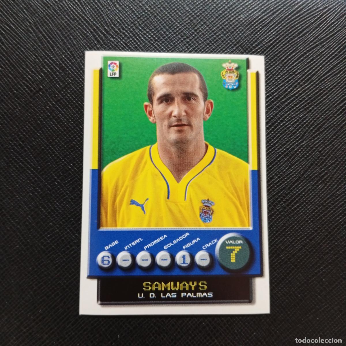 Cromos de F&uacute;tbol: 149 SAMWAYS LAS PALMAS PANINI 2001 2002 CROMO FUTBOL 01 02 LIGA - SIN PEGAR - A208 PG73