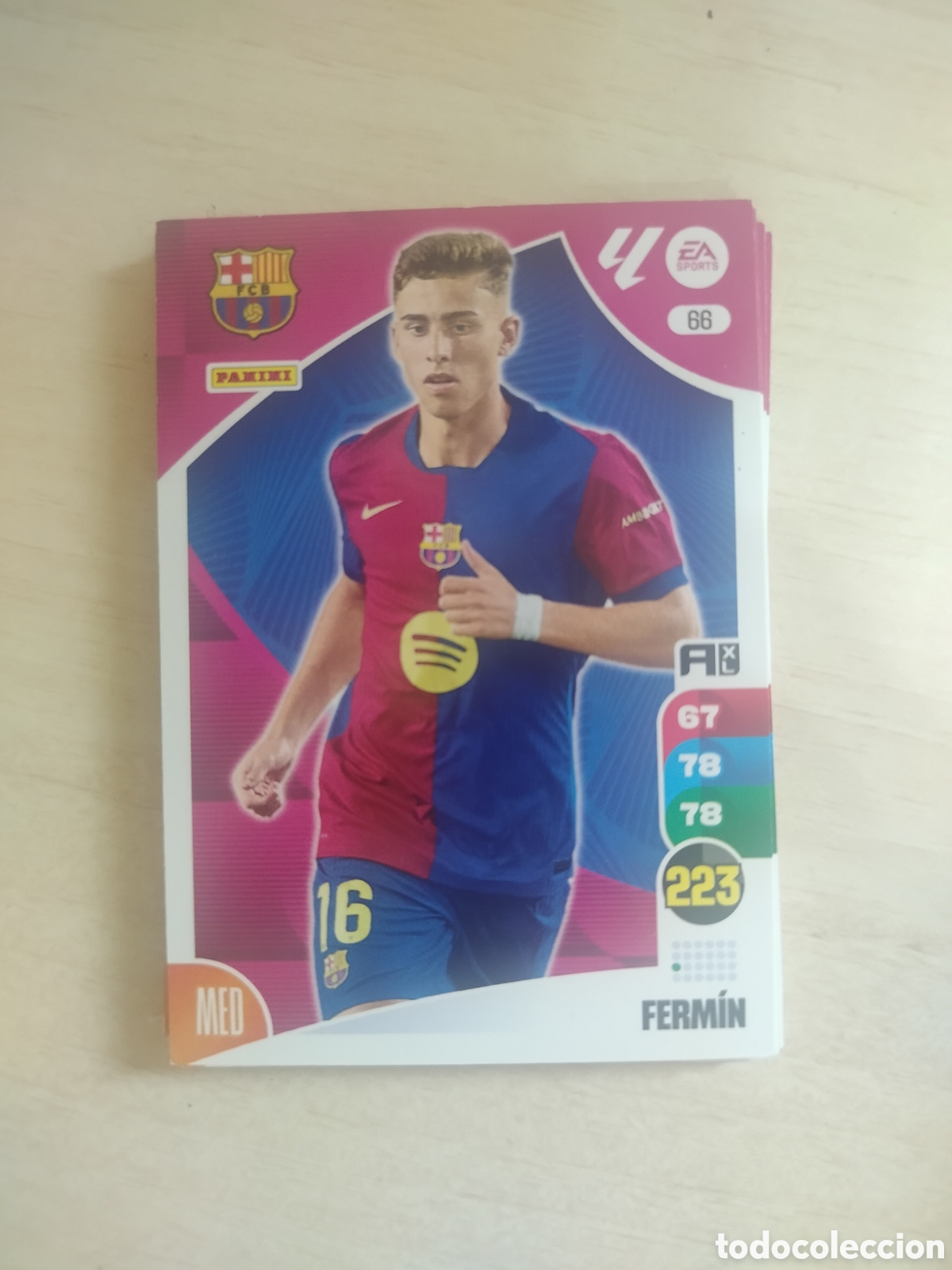 Cromos de F&uacute;tbol: FERMIN 66 ADRENALYN 2024 2025 24 25