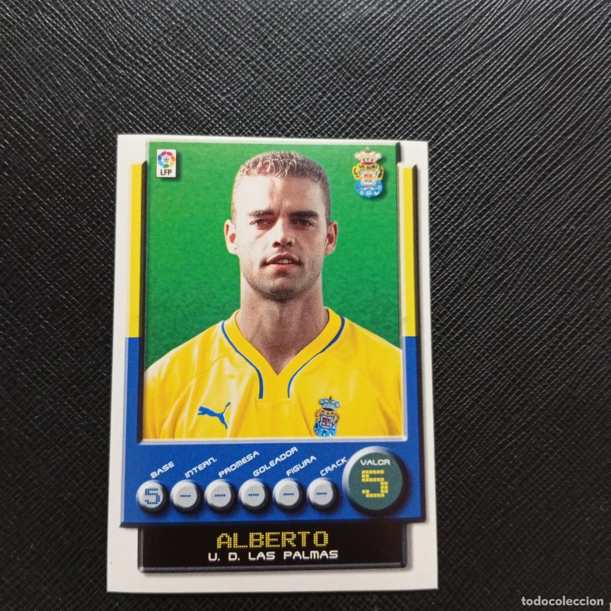 Cromos de F&uacute;tbol: 151 ALBERTO LAS PALMAS PANINI 2001 2002 CROMO FUTBOL 01 02 LIGA - SIN PEGAR - A208 PG73