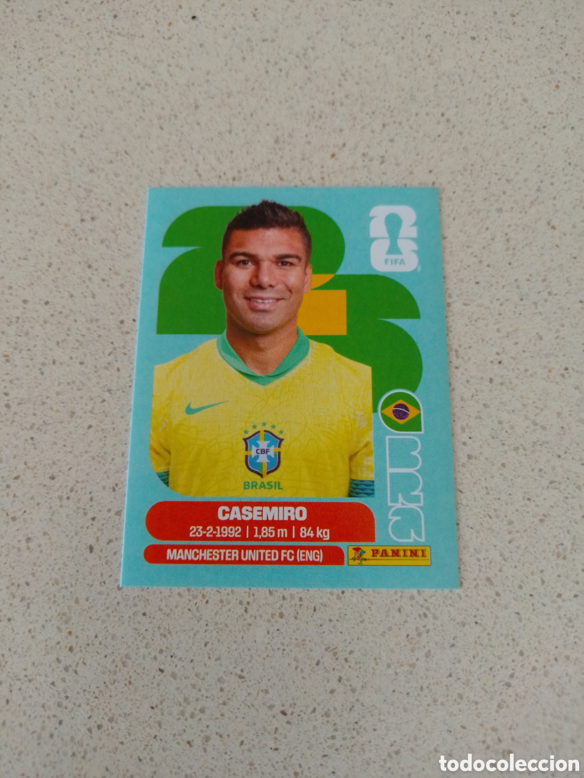 Football Stickers: CROMO NUMERO 10 CASEMIRO BRASIL. MUNDIAL 2026. PANINI.