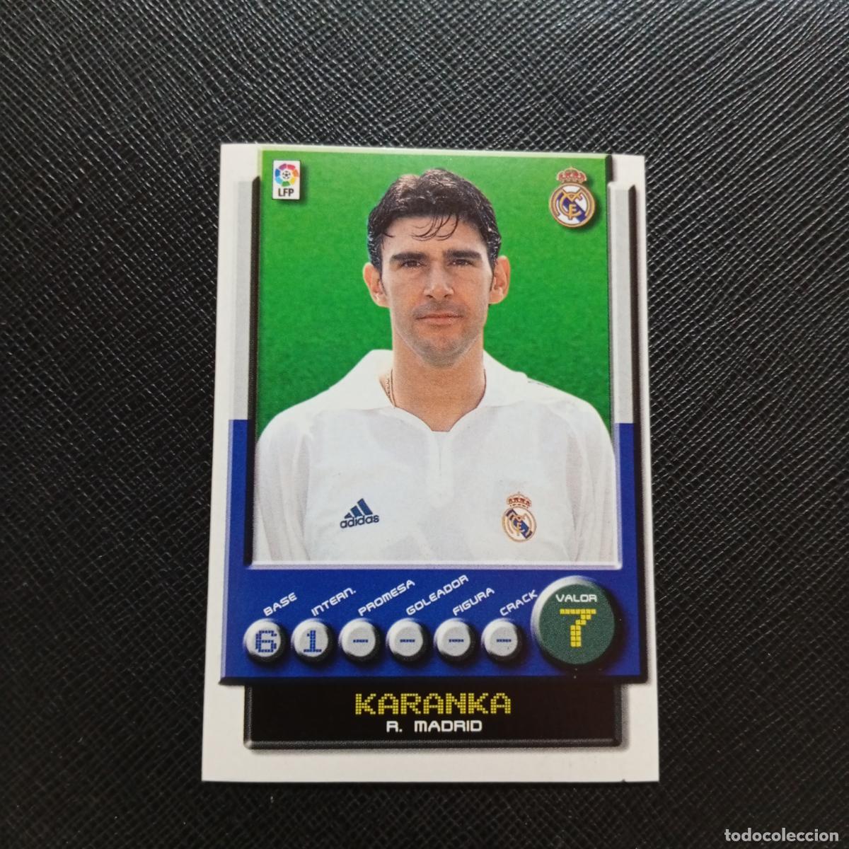 Cromos de Futebol: 167 KARANKA REAL MADRID PANINI 2001 2002 CROMO FUTBOL 01 02 LIGA - SIN PEGAR - A208 PG82