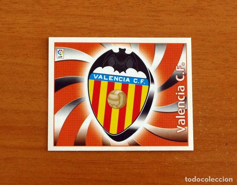 Cromos de Futebol: Valencia - Escudo - Ediciones Este Liga 2004-2005, 04-05 - Nunca pegado