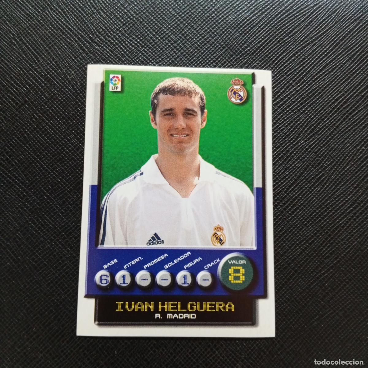 Cromos de Futebol: 169 IVAN HELGUERA REAL MADRID PANINI 2001 2002 CROMO FUTBOL 01 02 LIGA - SIN PEGAR - A208 PG82