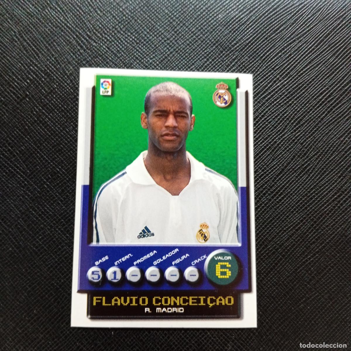 Football Stickers: 170 FLAVIO CONCEICAO REAL MADRID PANINI 2001 2002 CROMO FUTBOL 01 02 LIGA - SIN PEGAR - A208 PG82