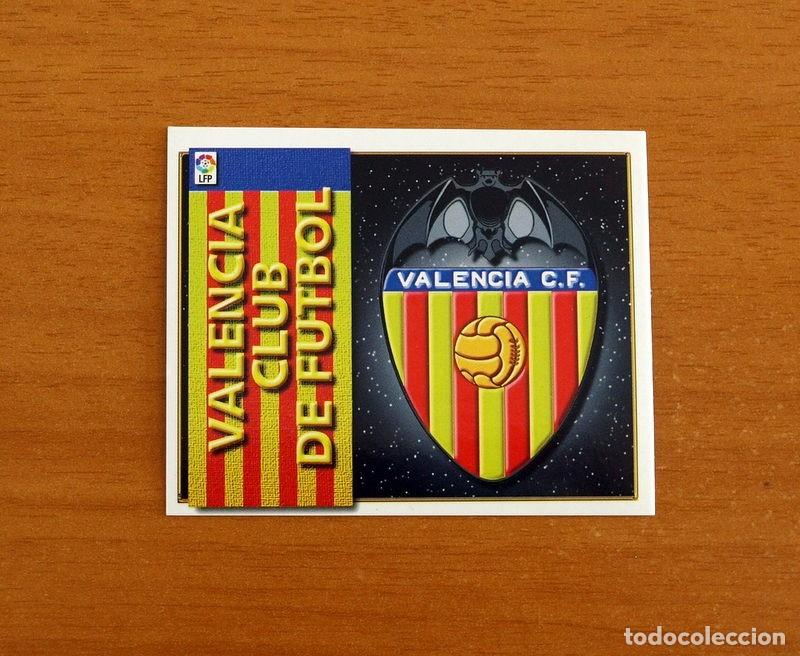 Football Stickers: Valencia - Escudo - Ediciones Este Liga 1998-1999, 98-99 - Nunca pegado