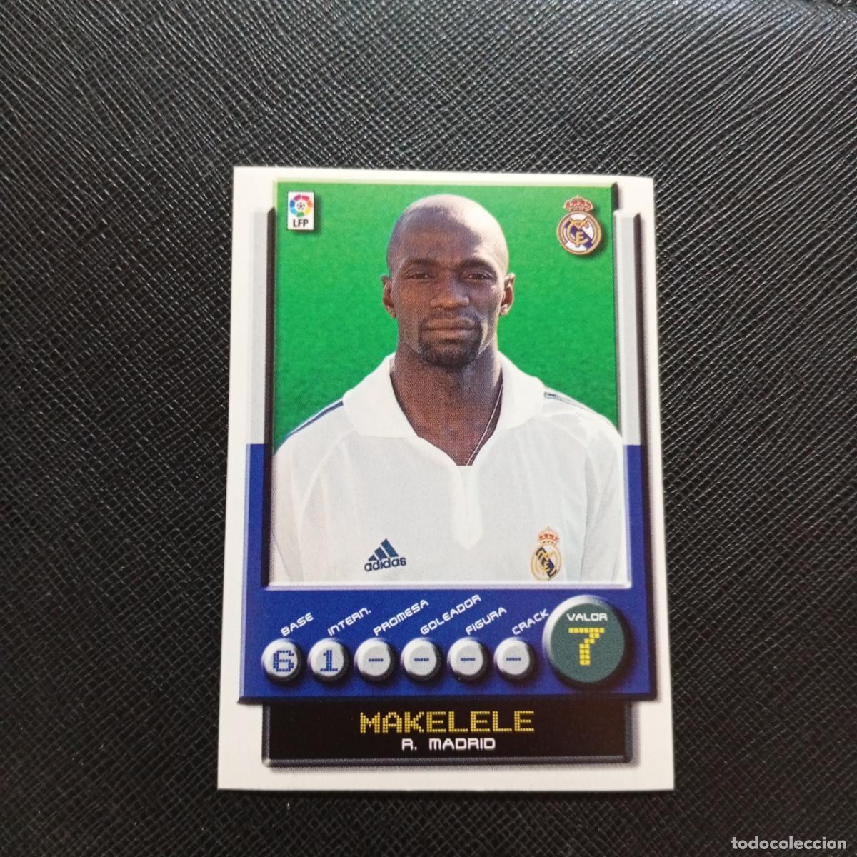 Football Stickers: 171 MAKELELE REAL MADRID PANINI 2001 2002 CROMO FUTBOL 01 02 LIGA - SIN PEGAR - A208 PG82
