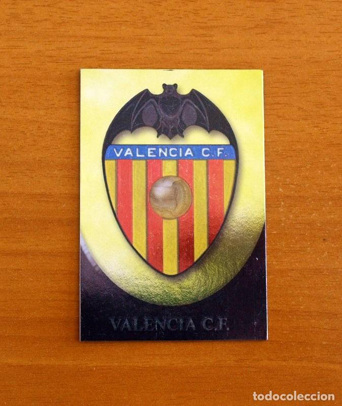 Football Stickers: Valencia - N&ordm; 1 Escudo - Mundicromo Las Fichas de la Liga 2002-2003, 02-03