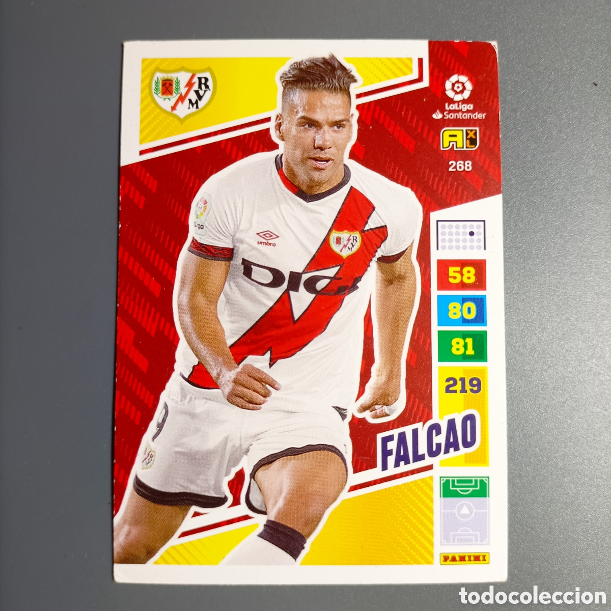 Football Stickers: ADRENALYN LIGA 2022-2023 (RAYO) №268 FALCAO