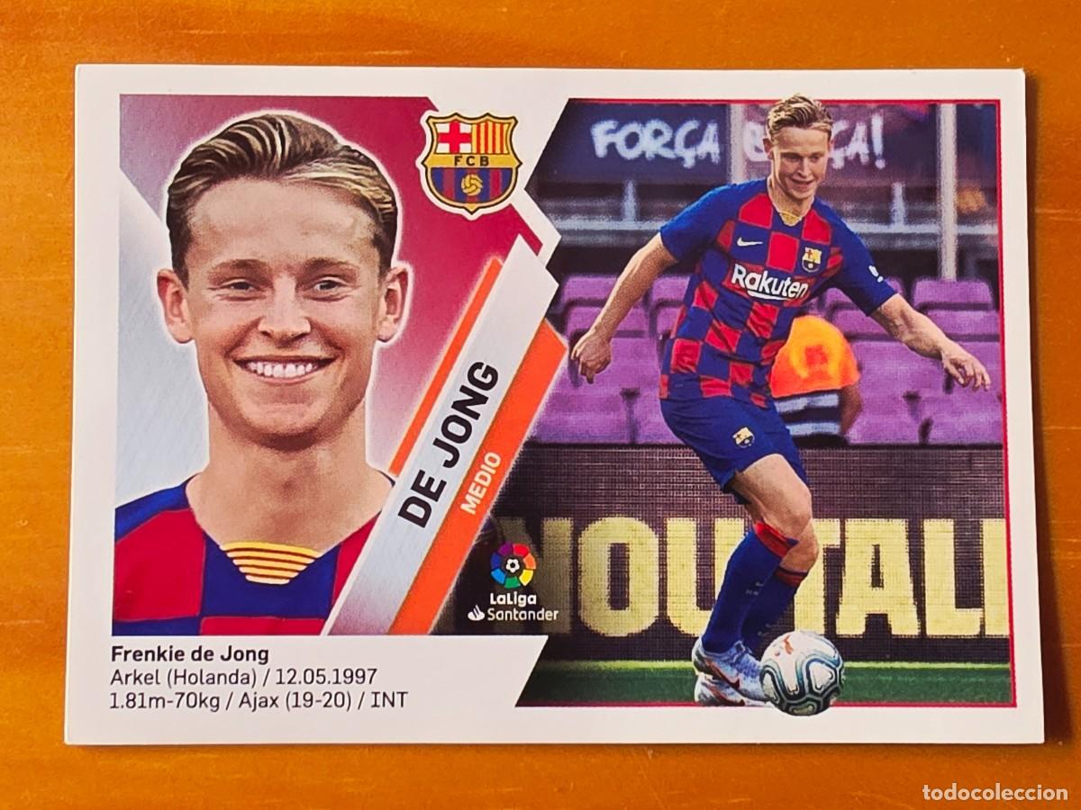 Football Stickers: &Uacute;ltimos Fichajes 4 Frenkie De Jong, FC Barcelona, Panini Ediciones Liga Este 2019 2020 19 20