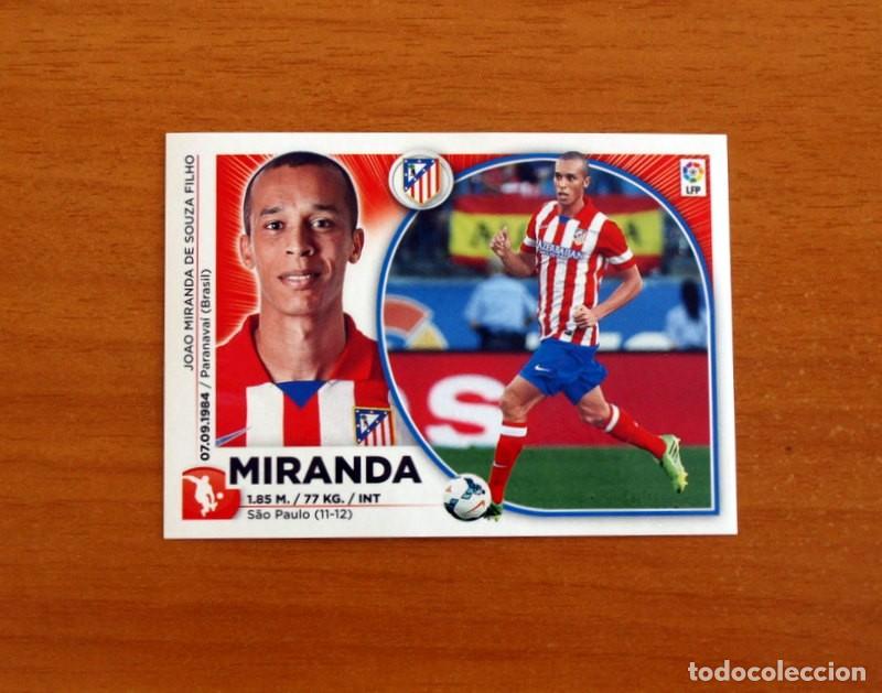 Figurine di Calcio: Atl&eacute;tico Madrid - Miranda N&ordm; 4 - Liga 2013-2014, 13-14 - Ediciones Este -Nunca pegado