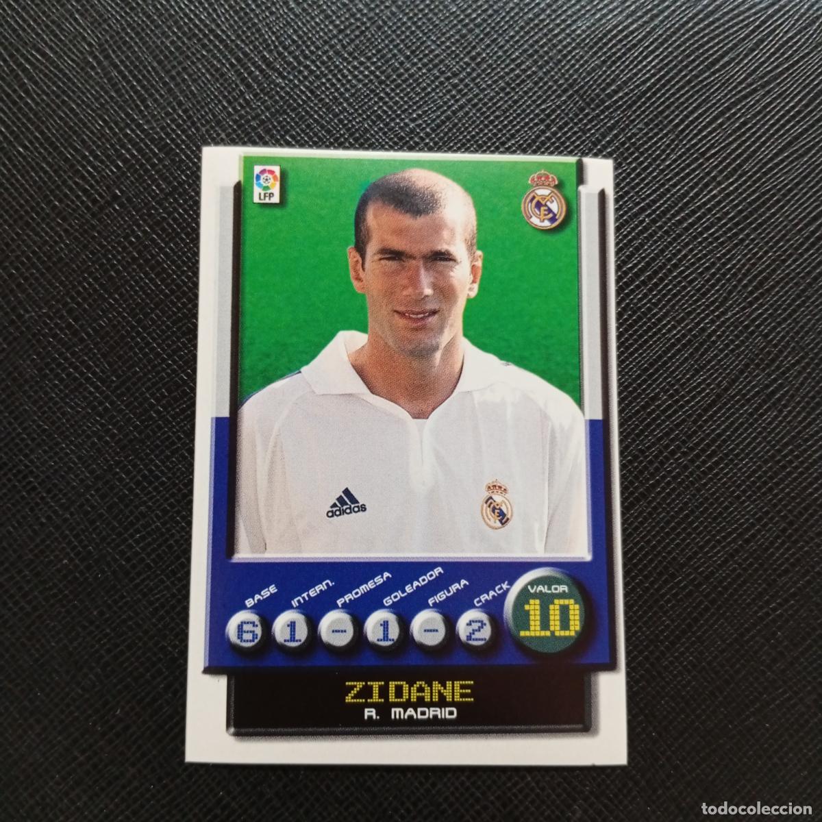 Cromos de F&uacute;tbol: 175 ZIDANE REAL MADRID PANINI 2001 2002 CROMO FUTBOL 01 02 LIGA - SIN PEGAR - A208 PG82