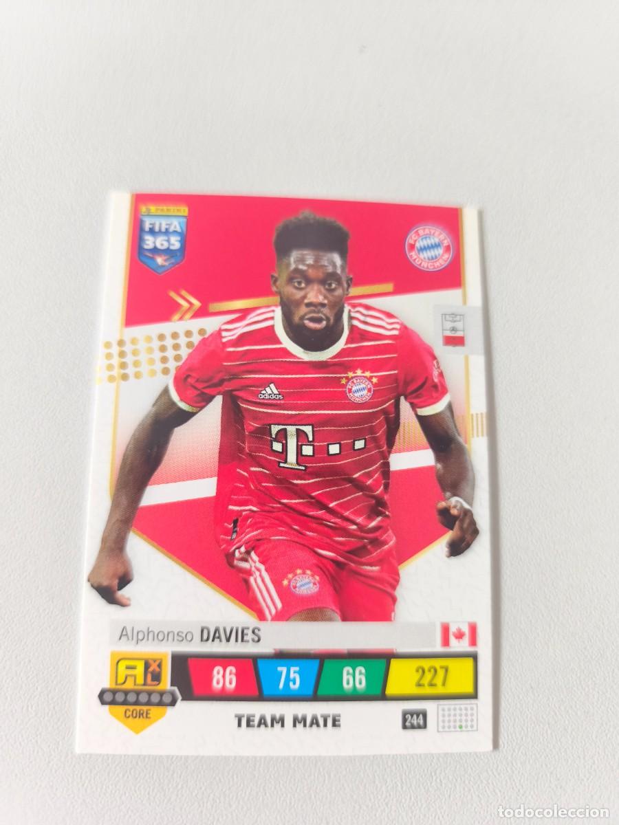 Cromos de F&uacute;tbol: FIFA 365 ADRENALYN XL 2023 ALPHONSO DAVIES 244 ALB FIFA