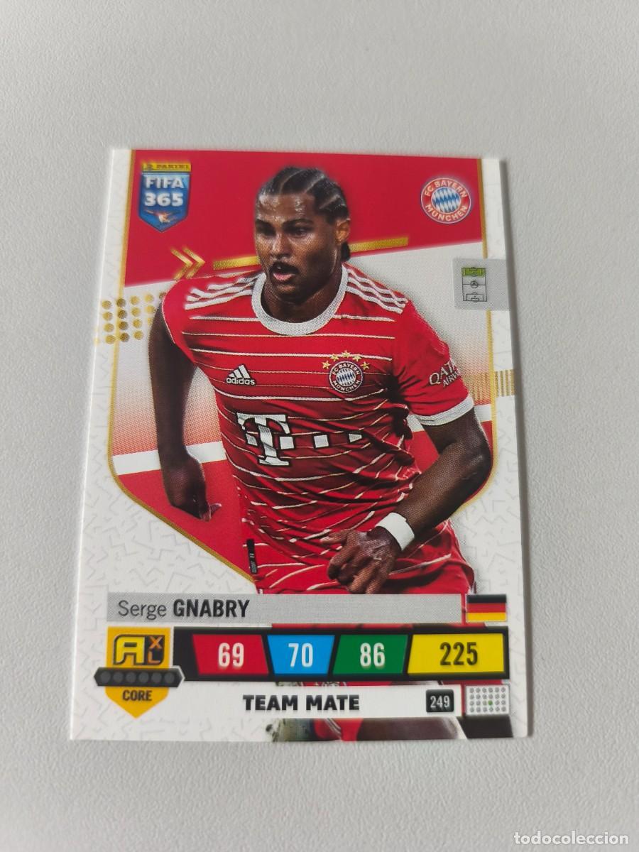 Cromos de F&uacute;tbol: FIFA 365 ADRENALYN XL 2023 SERGE GNABRY 249 ALB FIFA