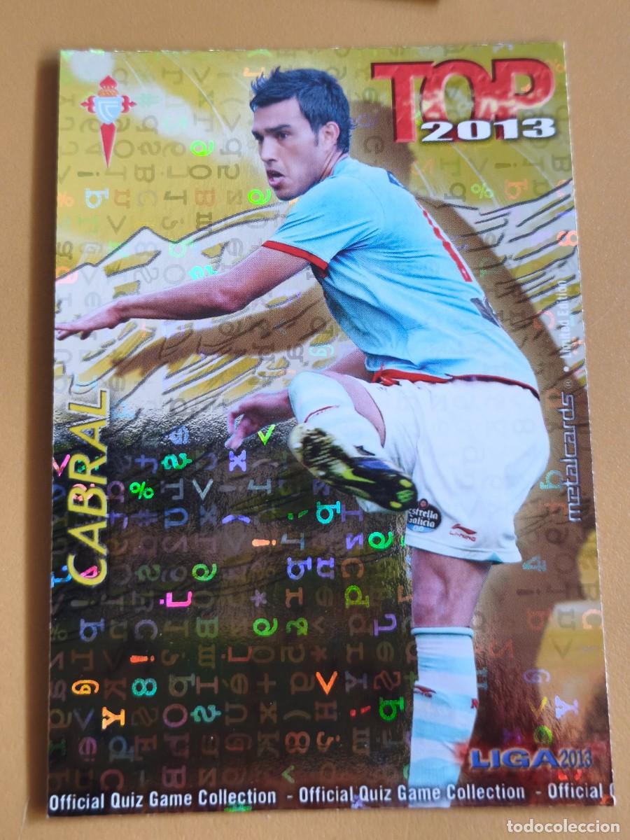 Fu&szlig;ball-Sticker: cabral, liga 2013 top. brillo letras